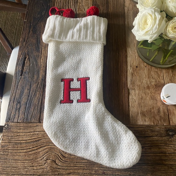 Target stocking white with red H - Picture 1 of 1